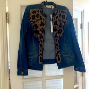 Denim jacked. New from Chico. Original price $159